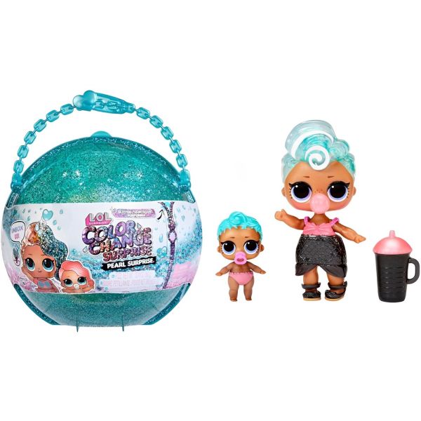 Bolso L.O.L Surprise! Gliter Color Change Pearl Surprise 118992 - Turquesa