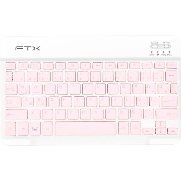 Teclado FTX FTXB09 Inalámbrico - Rosa (Portugues)