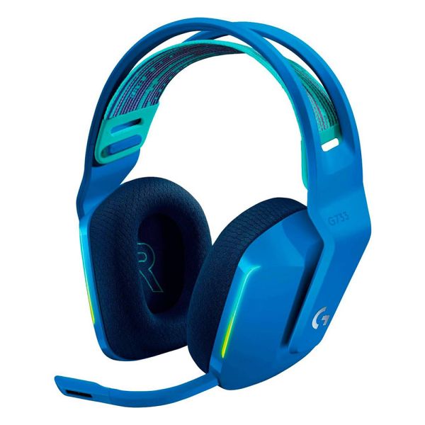 Auricular Gamer Logitech G733 Lightspeed Inalámbrico RGB - Azul