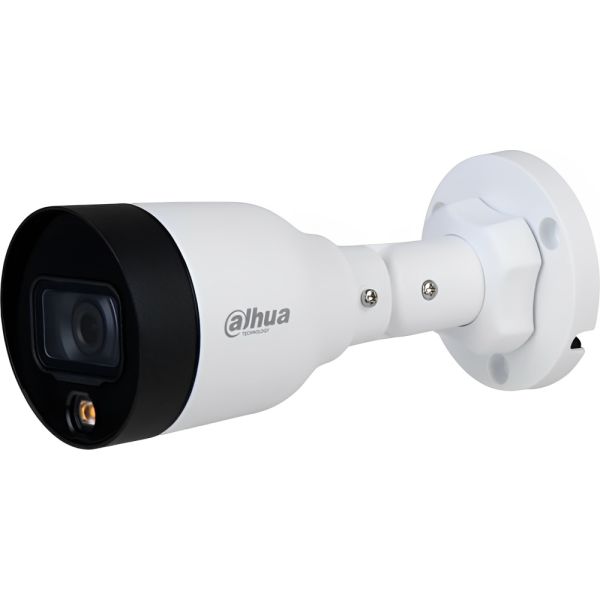 Cámara de Vigilancia IP Dahua Bullet DH-IPC-HFW1239S1-LED-S6 Full Color 2MP - White