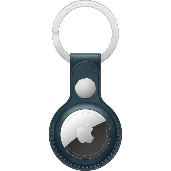 Estuche Protector Apple para AirTag Cuero MHJ23FE/A - Baltic Blue