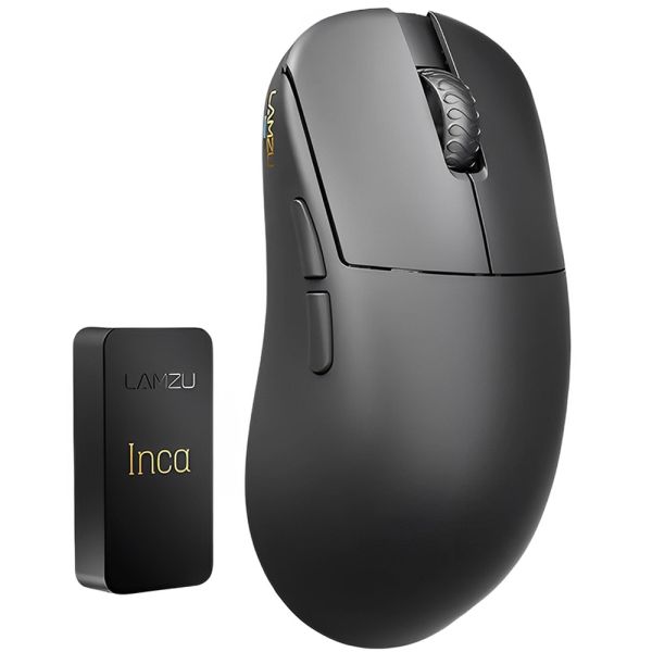 Mouse Gamer Lamzu Inca 8K Polling Inalámbrico + Dongle 8K - Black
