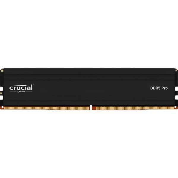 Memoria RAM DDR5 Crucial Pro 5600 MHz 24 GB - Negro (CP24G56C46U5)