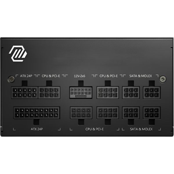 Fuente de Alimentación MSI MAG A850GL PCIE5 80 Plus Gold Full Modular 850 W - Negro
