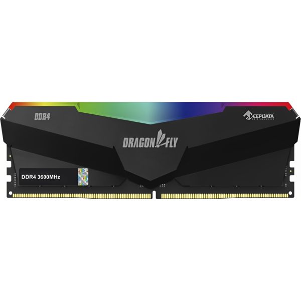 Memoria RAM DDR4 Keepdata 3600 MHz 16 GB DragonFly RGB - Negro (KDHRGB36C18B/16G)