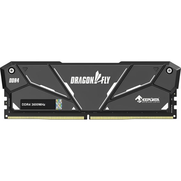 Memoria RAM DDR4 Keepdata 3600 MHz 16 GB DragonFly - Negro (KDH36C18B/16G)