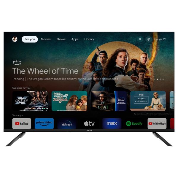 Televisor Smart Tokyo Google 85" 4K - Negro