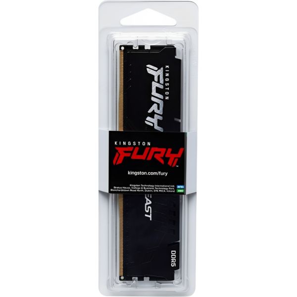 Memoria RAM DDR5 Kingston Fury Beast 6000 MHz 16 GB KF560C30BBE-16