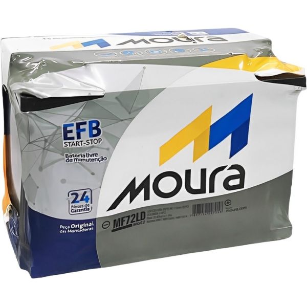 Batería para Vehículo Moura MF72LD EFB 72Ah (-/+) 12v