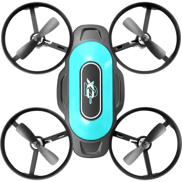 Mini Drone XD2 - Negro/Azul + 2 Baterías