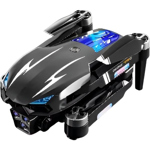 Drone K706 Pro 4K HD - Negro/Azul + 2 Baterías
