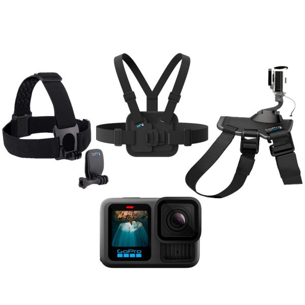 Kit Cámara de Acción GoPro Hero 13 (ADOGM-001+AGHM-001+ACHOM-001)