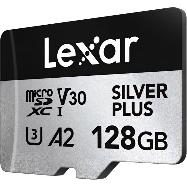 Memoria Micro SD Lexar Silver Plus 05-100MB/S C10 128 GB (LMSSIPL128G-BNANG)