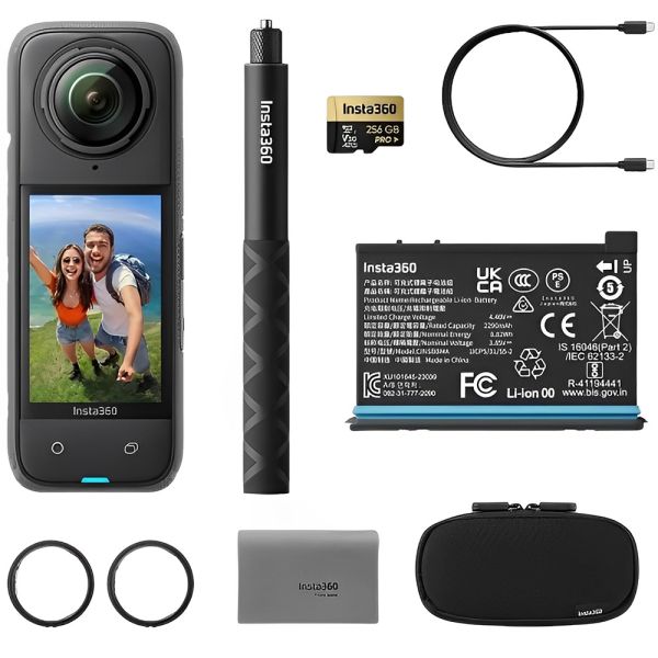 Kit Cámara de Acción Instax360 X4 Starter Bundle (X408) (CINSABMA)