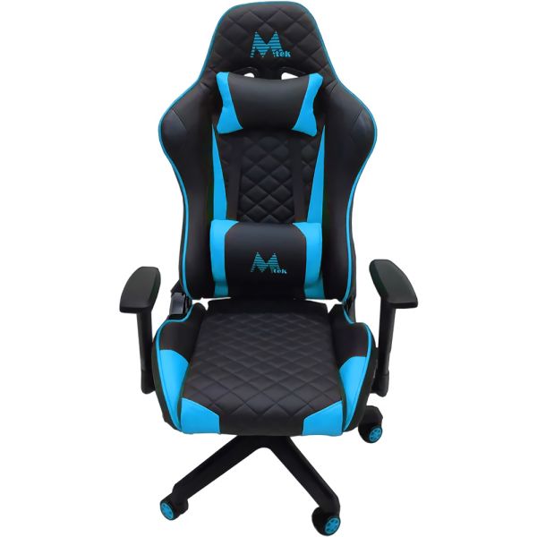 Silla de Escritorio Gamer Mtek MK01 - Negro/Azul