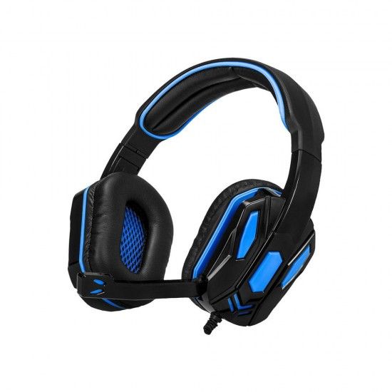 Auricular Gamer Argom Combat ARG-HS-2845BK - Negro/Azul