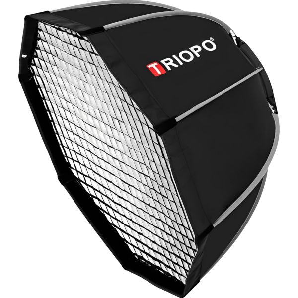 Softbox Triopo K90 Octogonal 90cm con Grid - Negro