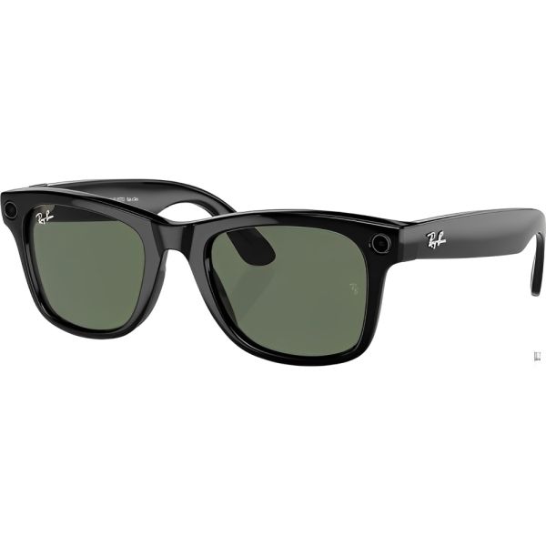 Anteojos de Sol Ray-Ban Meta Wayfarer RW4008 - Shiny Black