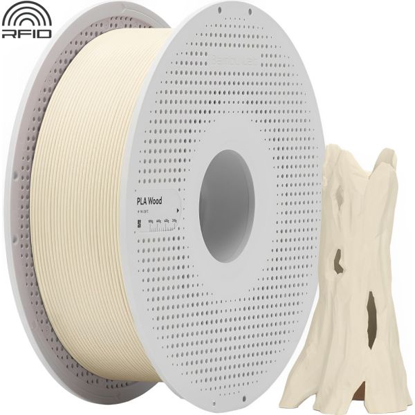 Filamento para Impresora 3D Bambu Pla Wood 1.75 mm - White Oak 1kg