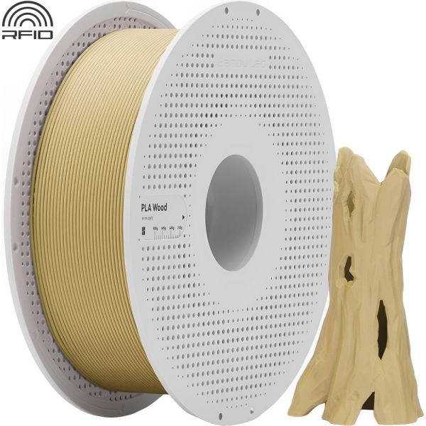 Filamento para Impresora 3D Bambu Pla Wood 1.75 mm - Classic Birch 1kg