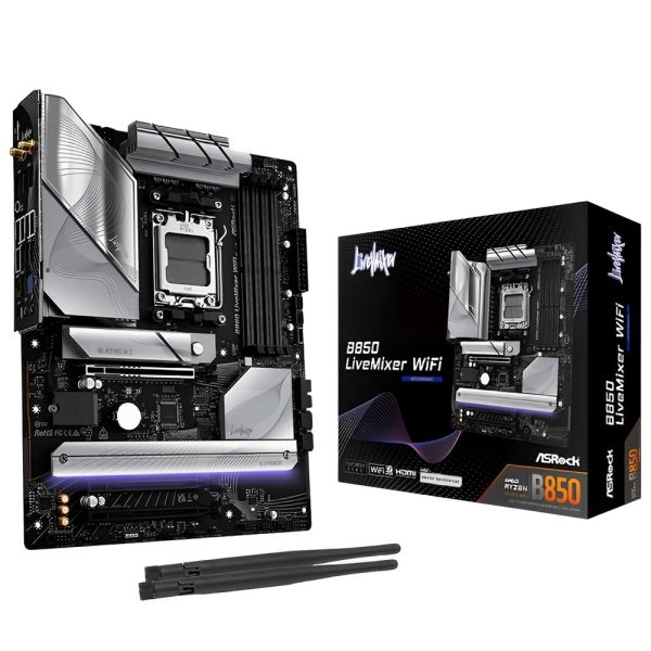 Placa Madre ASRock B850 LiveMixer Wifi AM5 DDR5