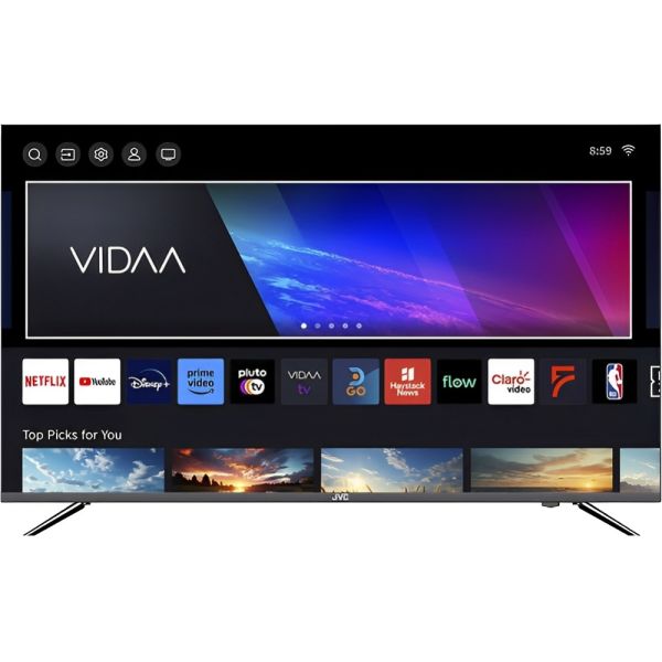 Televisor Smart LED JVC LT-65N775U 65" 4K Ultra HD VIDAA Wi-Fi - Negro