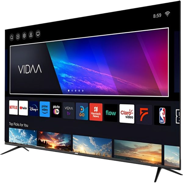 Televisor Smart LED JVC LT-70N7105U 70" 4K Ultra HD VIDAA Wi-Fi - Negro