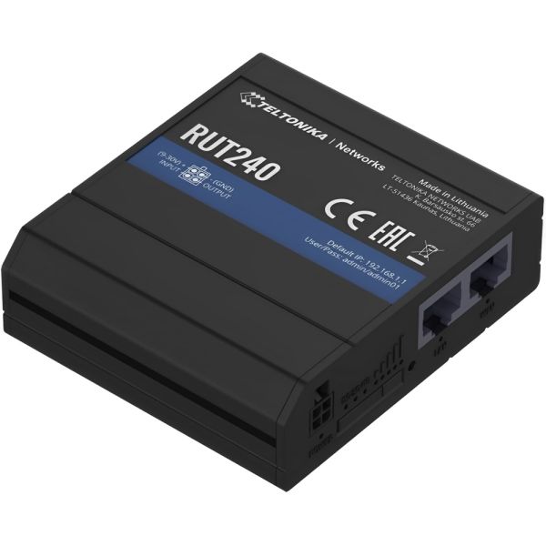 Router Industrial Teltonika RUT240 4G LTE Wifi - Negro