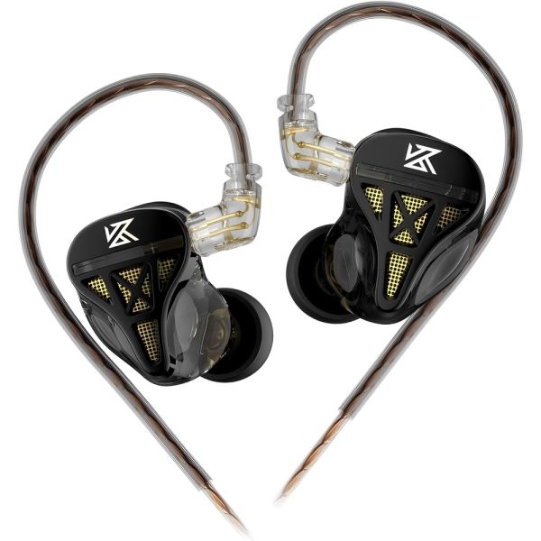 Auricular Retorno KZ DQS 3.5 mm - Black