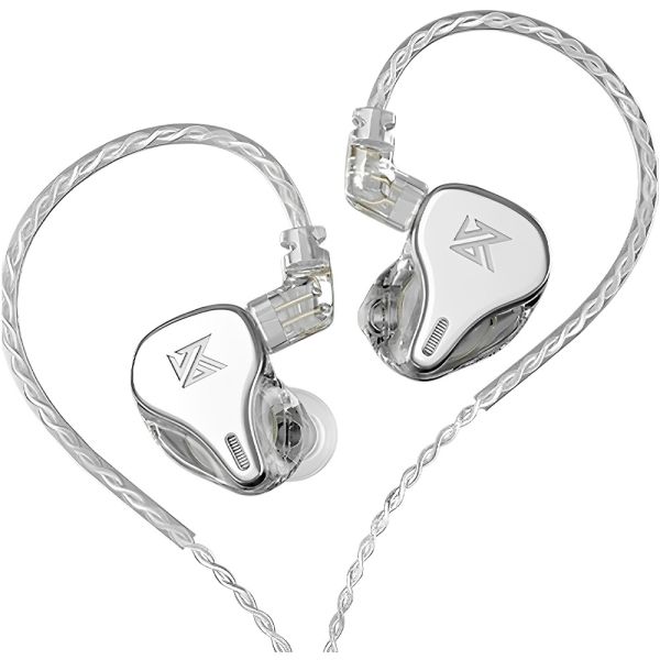 Auricular Retorno KZ DQ6 3.5 mm - Silver