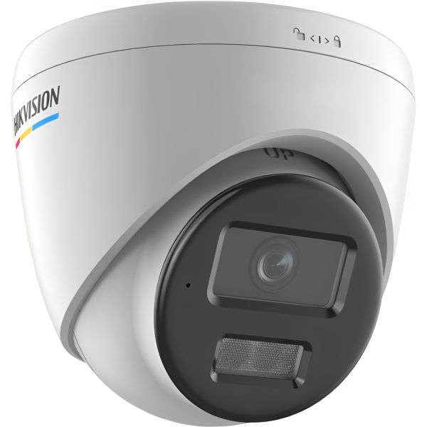 Cámara de Vigilancia Turret Hikvision DS-2CD1347G2H-LIU ColorVu Smart Hybrid Light 4MP - Blanco/Negro