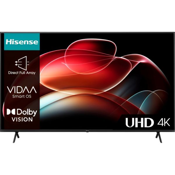 Televisor Smart Hisense 55A6K 55" Ultra HD 4K VIDAA OS Wi-Fi - Negro