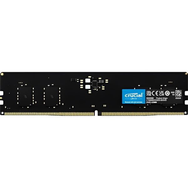 Memoria RAM DDR5 Crucial 4800 MHz 8 GB CT8G48C40U5 - Negro