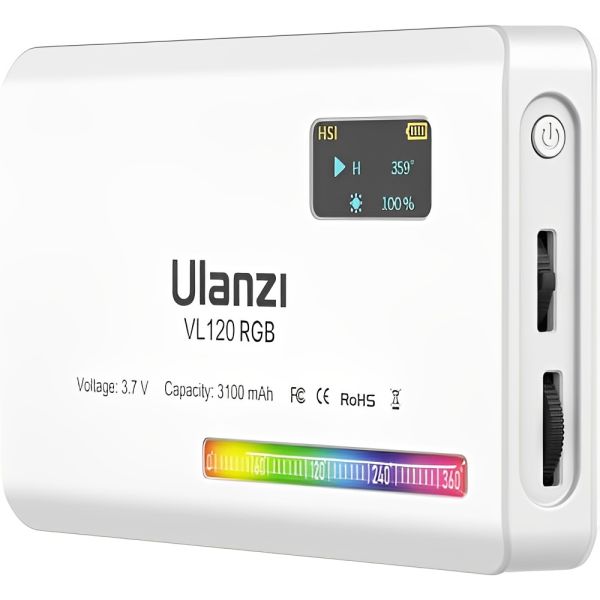 Luz LED Ulanzi VL-120 RGB - Blanco