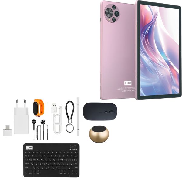 Kit Tablet C Idea CM10500 Plus 10.5" LTE Wi-Fi 1 TB - Pink + Accesorios