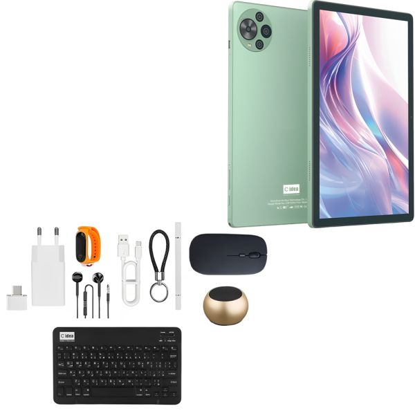 Kit Tablet C Idea CM10500 Plus 10.5" LTE Wi-Fi 1 TB - Green + Accesorios