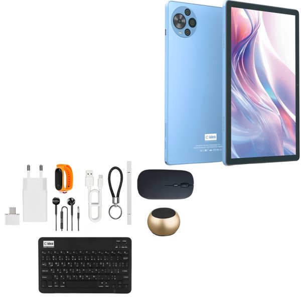 Kit Tablet C Idea CM10500 Plus 10.5" LTE Wi-Fi 1 TB - Blue + Accesorios