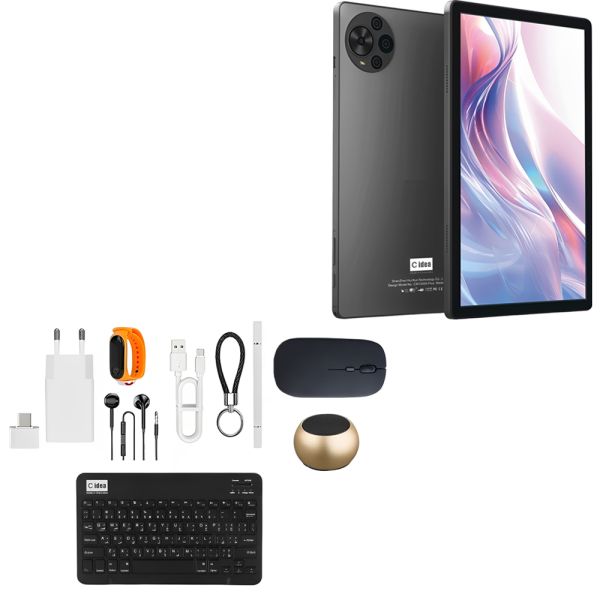Kit Tablet C Idea CM10500 Plus 10.5" LTE Wi-Fi 1 TB - Gray + Accesorios