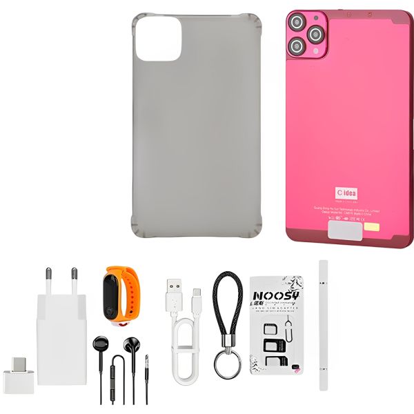 Kit Tablet C Idea CM515B 7" Wi-Fi 128 GB - Red + Accesorios
