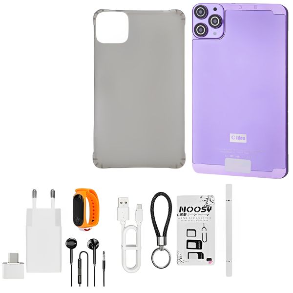 Kit Tablet C Idea CM515B 7" Wi-Fi 128 GB - Purple + Accesorios