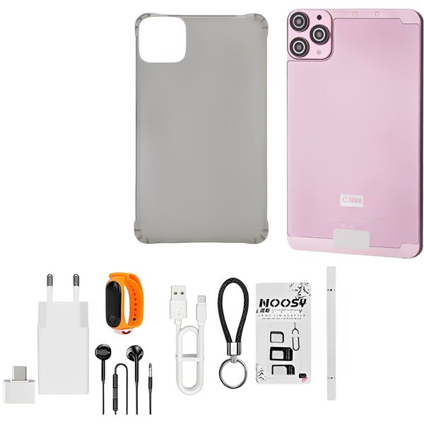 Kit Tablet C Idea CM515B 7" Wi-Fi 128 GB - Pink + Accesorios