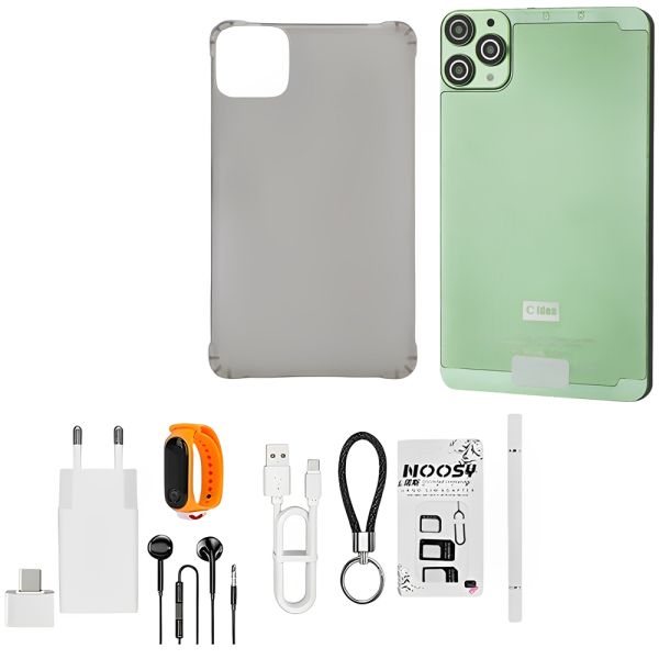 Kit Tablet C Idea CM515B 7" Wi-Fi 128 GB - Green + Accesorios
