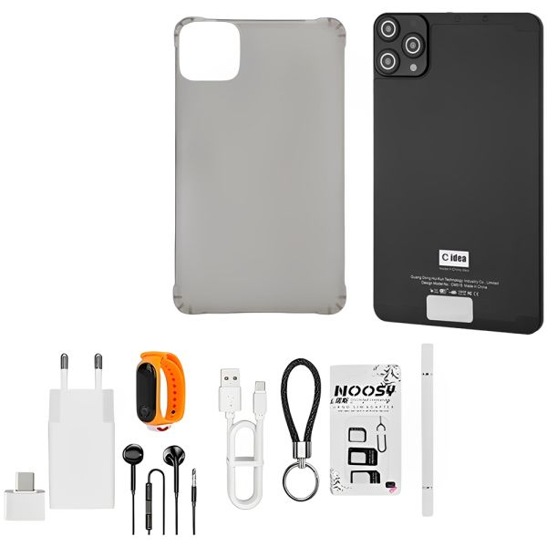 Kit Tablet C Idea CM515B 7" Wi-Fi 128 GB - Black + Accesorios