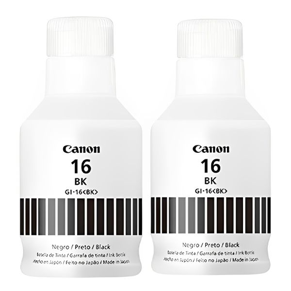 Kit Botella de Tinta Canon GI-16 BK - 2 piezas