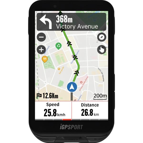 GPS iGPSPORT IGS800 para Ciclismo 3.5" 32 GB Wifi - Negro
