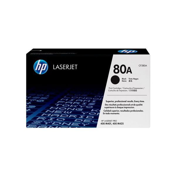 Cartucho de Toner HP (80A) CF280A - Negro