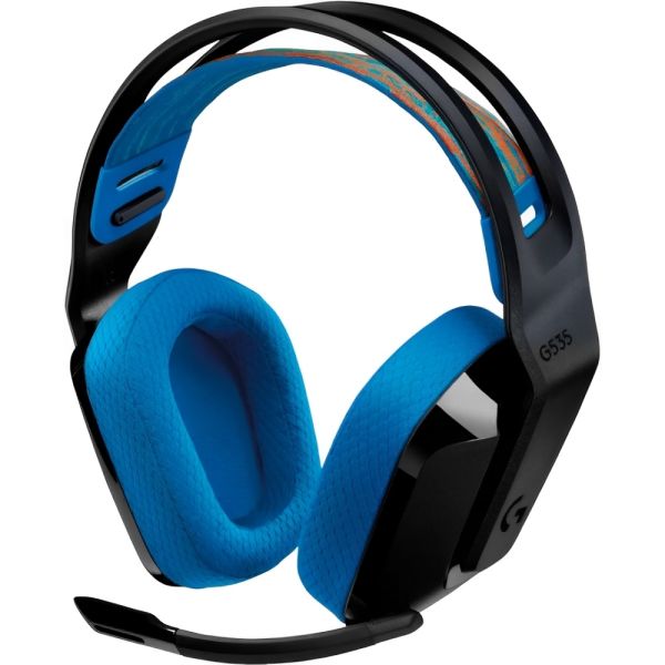 Auricular Gamer Logitech G535 Lightspeed Inalámbrico - Black/Blue (939-002218)