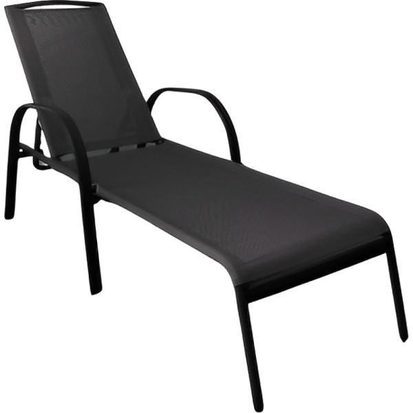 Sillón Reposera Classic Home Sling GLS-4110-14-N - Negro