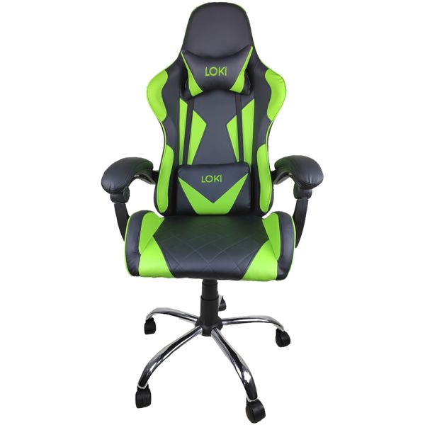 Silla de Escritorio Gamer Empoli EM-GC01 Loki - Verde/Negro
